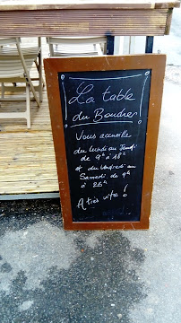 L'Entrecoeur à Preignac menu