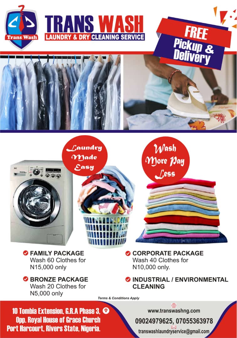 TRANS WASH LAUNDRY AND DRY CLEANING AND INDUSTRIAL SERVICE