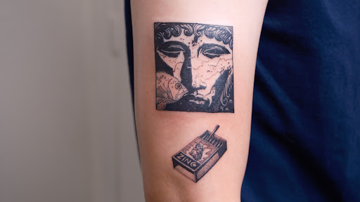 Explore leo tattoo ideas male, creative tattoo ideas in San Diego, available at Wattana Tattoo Atelier LLC