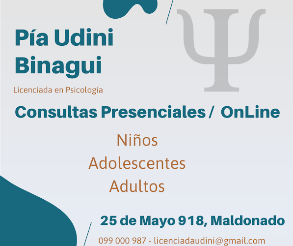 Opiniones de Licenciada Piscología Pía Udini en Maldonado - Psicólogo