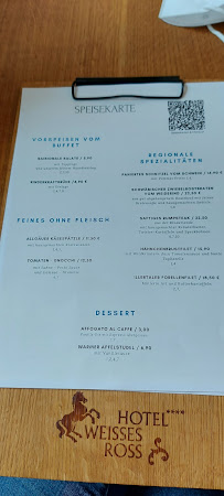 Restaurant Restaurant Weisses Ross à Memmingen - menu / carte