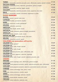 Menu du Pizzeria La Golosa à Frassinelle Polesine