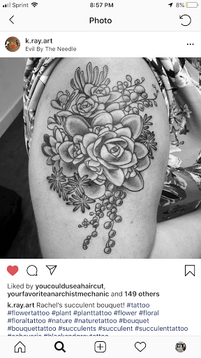 Explore marvin the martian tattoo ideas, creative tattoo ideas in Bloomington, available at Evil by the Needle Custom Tattoo and Piercing Studio