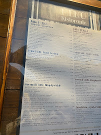 Carte du Ristorante Baia Verde à Punta Ala