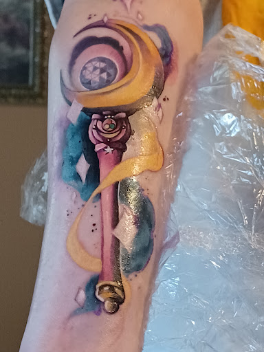 Explore princess and the frog tattoo ideas, creative tattoo ideas in Tulsa, available at Spaded and Jaded Tattoo