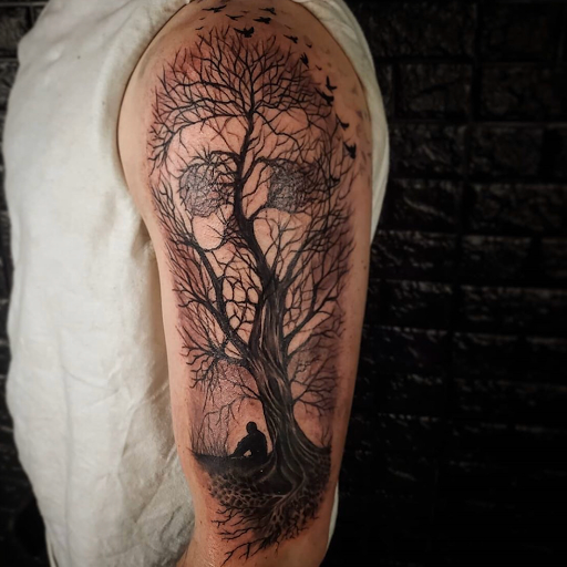 Find ursula tattoo ideas for your next unique tattoo in Kenosha at Kenosha Tattoo Company