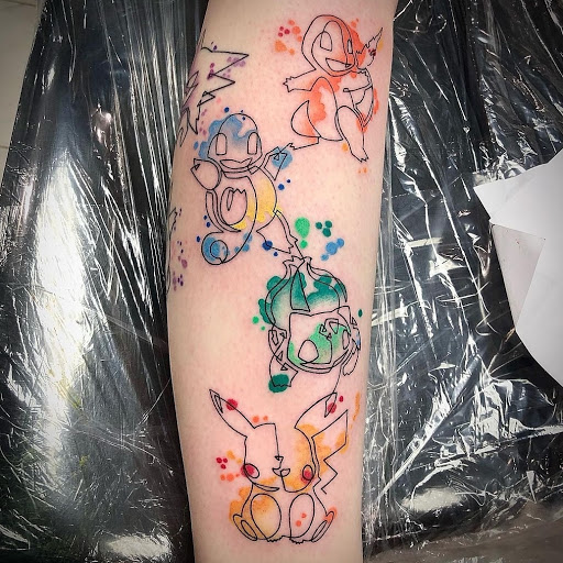 Explore daughter name tattoo ideas, creative tattoo ideas in Schaumburg, available at Atmosphere Tattoo Gallery - Schaumburg