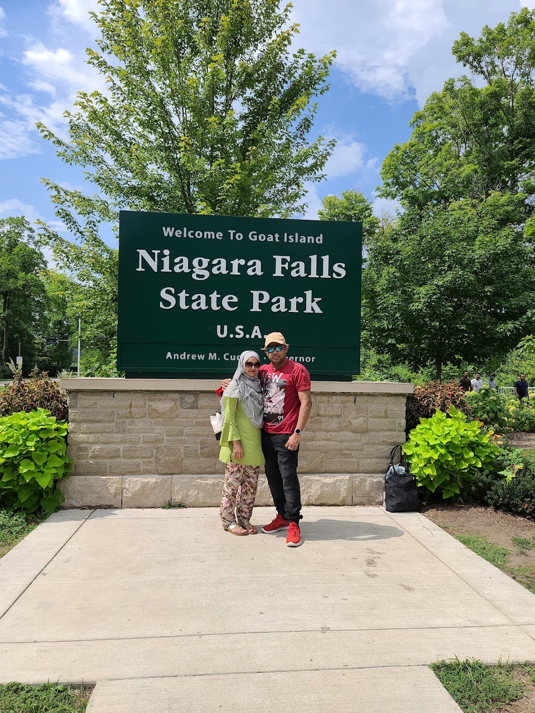 Niagara Falls state park sign