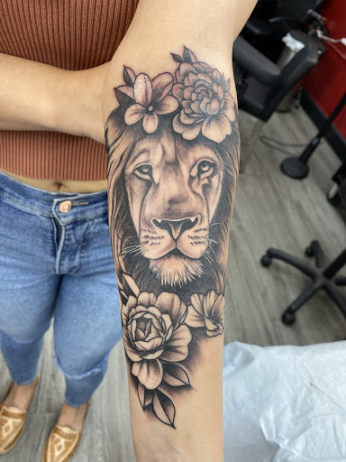 Explore scientific tattoo ideas, creative tattoo ideas in La Habra, available at Raining Ink Tattoo Studio
