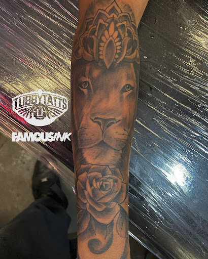 Explore tattoo ideas for women leg, creative tattoo ideas in Hammond, available at Famous Ink, Inc.