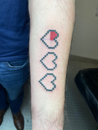 Explore half sleeve tattoo idea, creative tattoo ideas in Greensboro, available at Golden Spiral Studios