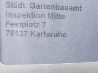 Städtisches Gartenbauamt - Inspektion Mitte