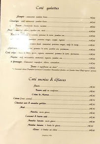 Menu / carte de Côté crêpes à Castelnau-le-Lez