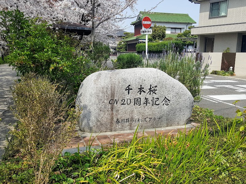 桜千本記念碑（尾張広域緑道）