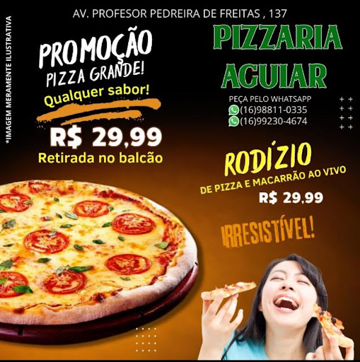 Logo da empresa - Pizzaria Aguiar