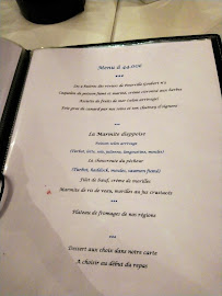 Restaurant français A La Marmite Dieppoise à Dieppe (la carte)