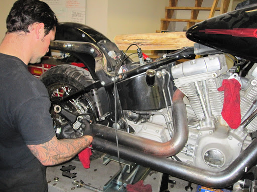 Motorcycle Repair Shop «Green Devil Garage», reviews and photos, 553 S Birdneck Rd #209, Virginia Beach, VA 23451, USA