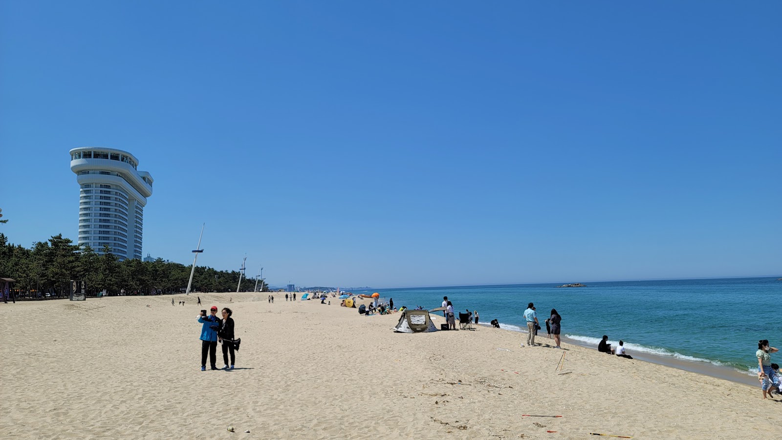 Photo of Gyeongpo Beach with long straight shore