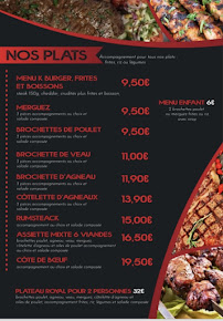 Menu / carte de Restaurant Le K à Mulhouse