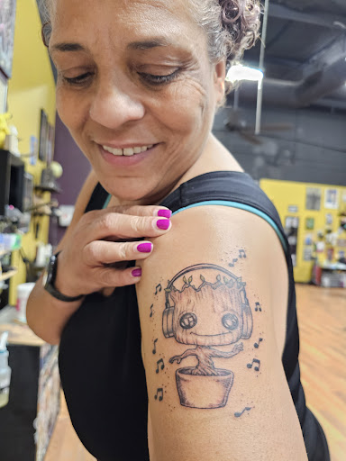 Find harley quinn and joker tattoo ideas for your next unique tattoo in Covington at Cupid Slave Tattoo Company