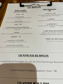 Restaurant français Les Aryelets à Aulon (la carte)