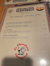 Restaurant de fondues Le Chaudron Savoyard à Châlons-en-Champagne - menu / carte