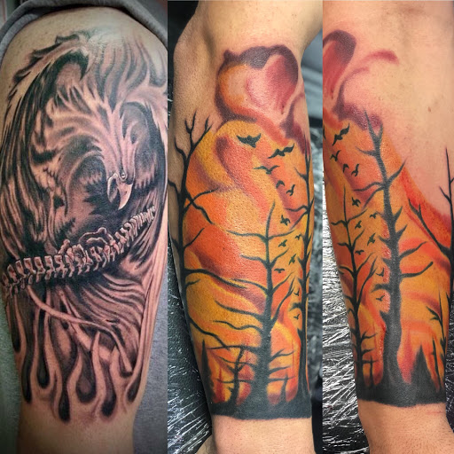 Find feminine skull tattoo ideas for your next unique tattoo in Bridgeport at Breaking skin tattoo and body piercing