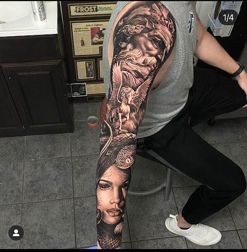 Find family of 4 tattoo ideas for your next unique tattoo in Fort Wayne at Grade A Tattoos and Body Piercing