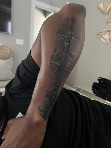 Explore tattoo ideas on the shoulder, creative tattoo ideas in Bossier City, available at Hand Forged Tattoo - Bossier City