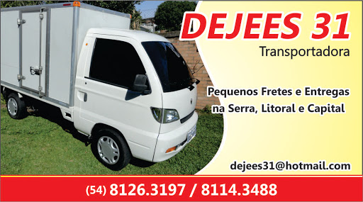 Logo da empresa - Fretes e Mudanças DEJEES31