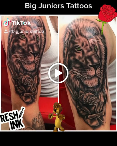 Explore blackout tattoo ideas, creative tattoo ideas in Baytown, available at Big Juniors Tattoos