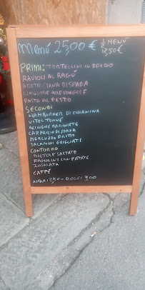 Menu du Nonna Rosaria à Genoa
