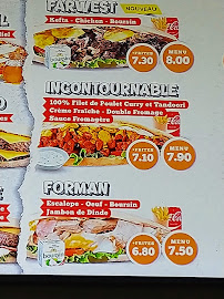 Carte du Blankok Burger à Le Blanc-Mesnil