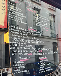 Le Gavroche Bar à vins à Paris carte