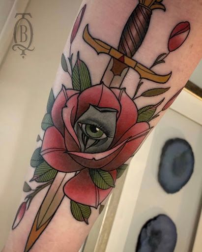 Explore chinese tattoo ideas, creative tattoo ideas in Marietta, available at The Queen Bee Tattoo and Piercing Parlour