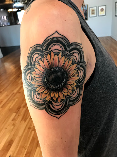 Explore pineapple tattoo ideas, creative tattoo ideas in Kansas City, available at Golden Stag Tattoo and Gallery
