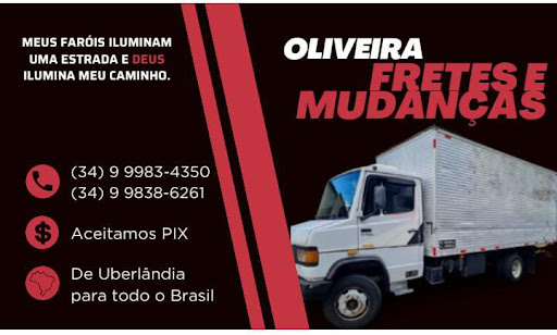 Logo da empresa - Oliveira fretes e mudanças