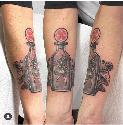 Explore bee tattoo ideas for women, creative tattoo ideas in Douglasville, available at Long Island Ink Tattoo & Piercing