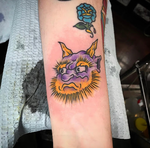 Explore floral tattoo filler ideas, creative tattoo ideas in Libertyville, available at Lucky Seven Tattoo