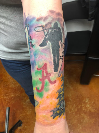Explore hand poke tattoo ideas, creative tattoo ideas in San Antonio, available at Ink10city Tattoo Shop