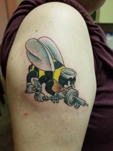 Explore small crow tattoo ideas, creative tattoo ideas in Greensboro, available at Little Johns Tattoo