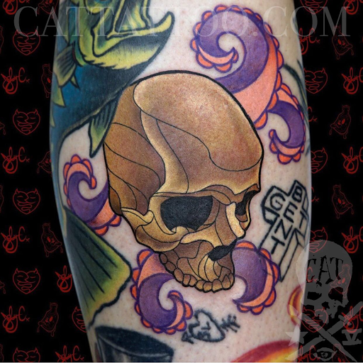Explore druid tattoo ideas, creative tattoo ideas in Addison, available at Cat Tattoo