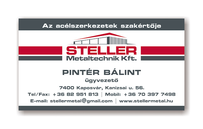 Steller-Metaltechnik Kft - Acélszerkezet és Csarnoképítés, Szendvicspanel, Lakatos Munka, Vasszerkezet - Lakatos