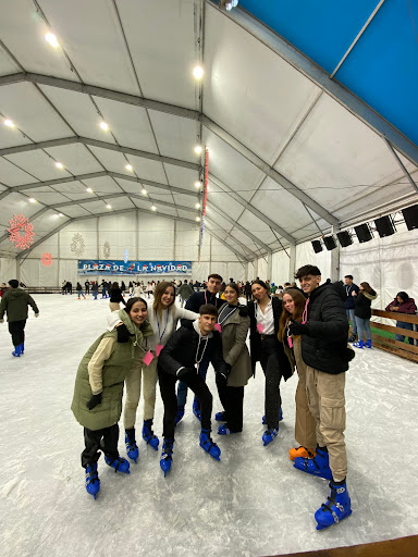 Pista de patinaje sobre hielo en Sevilla