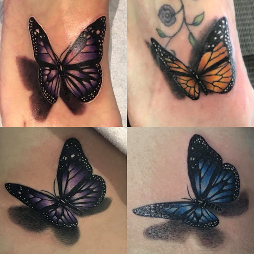 Explore demon tattoo ideas, creative tattoo ideas in Keene, available at Creative Ink Tattoo Studio