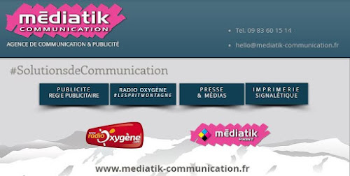 Agence de publicité Médiatik Communication Le Bourg-d'Oisans