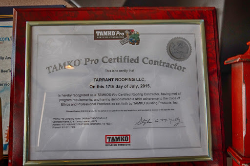 Roofing Contractor «Tarrant Roofing», reviews and photos, 4101 Airport Fwy suite 209, Bedford, TX 76021, USA