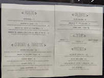 Menu / carte de Tupaq à Bordeaux