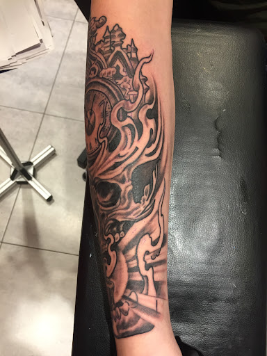 Explore air force tattoo ideas, creative tattoo ideas in Great Falls, available at Alpha Tattoos & Piercings