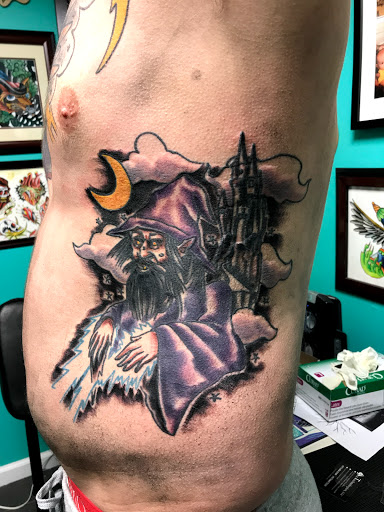 Explore american flag tattoo ideas for guys, creative tattoo ideas in Kansas City, available at Golden Stag Tattoo and Gallery